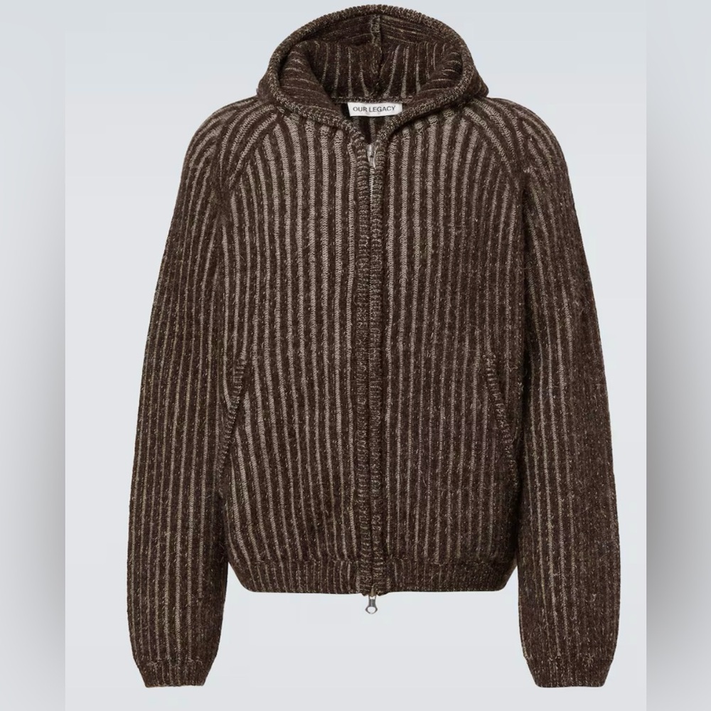 Our Legacy Brown Zip-Up Sweater NWT Fall 2025